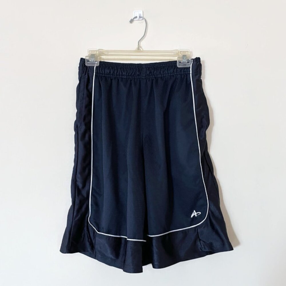 Navy Blue polyester shorts, Athletic shorts